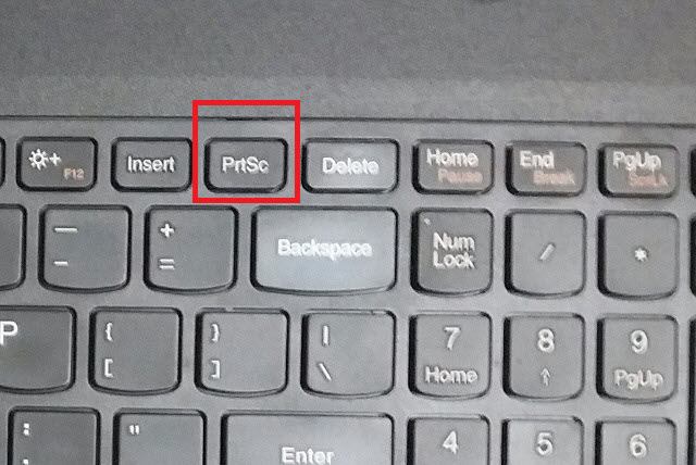 HP Laptop Print Screen Button